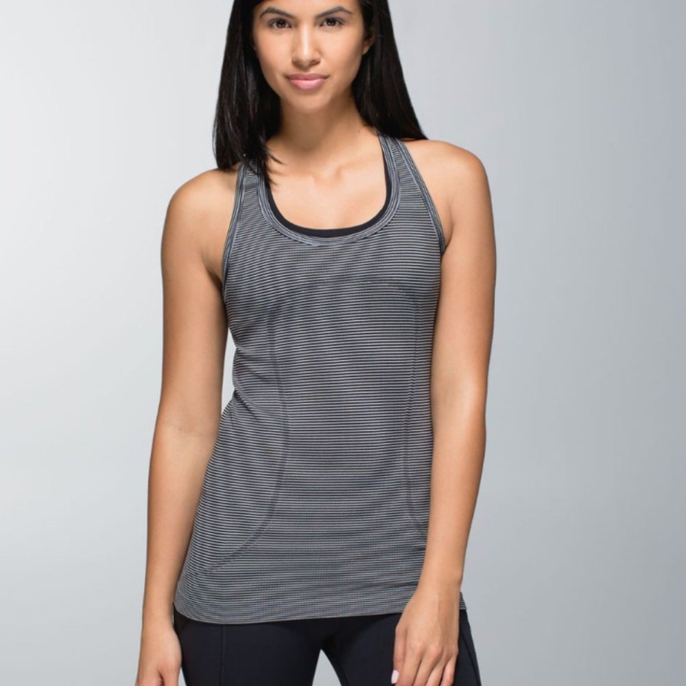 Lululemon Swiftly Tech Racerback Stripe 8